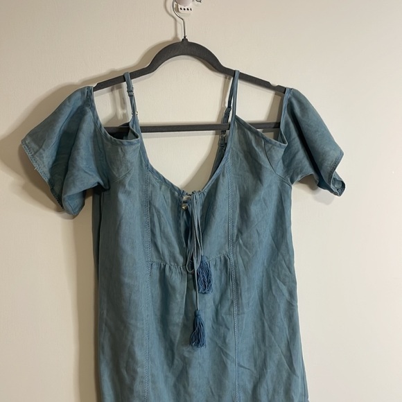 NWT Coastal Cowgirl Dress Dance & Marvel Tunic Mini Small Blue Tassel casual - Picture 2 of 11